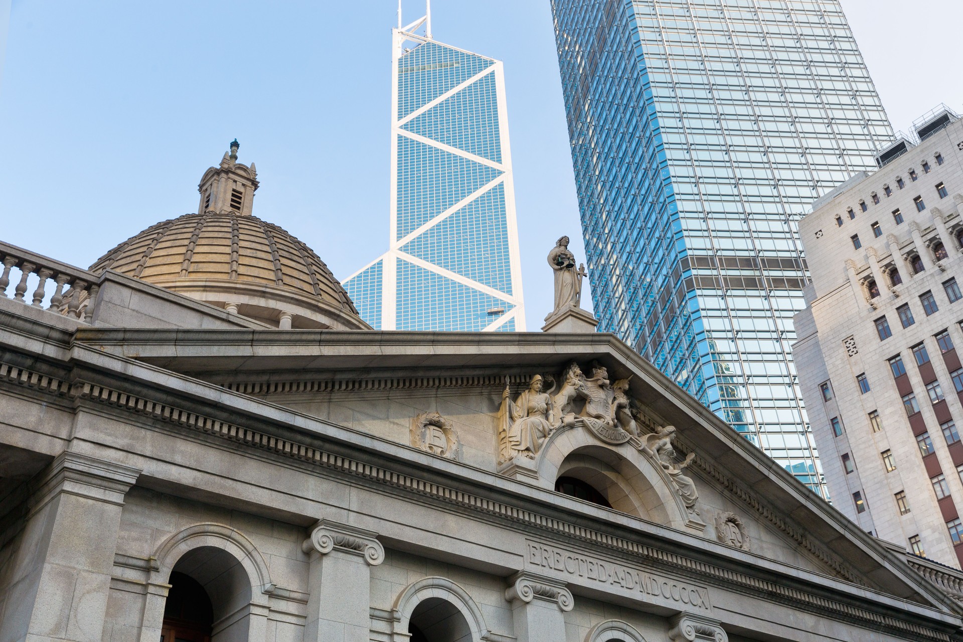 Hong Kong Legislative Council Complex with Modern Buildings